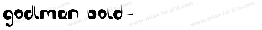 godlman bold字体转换